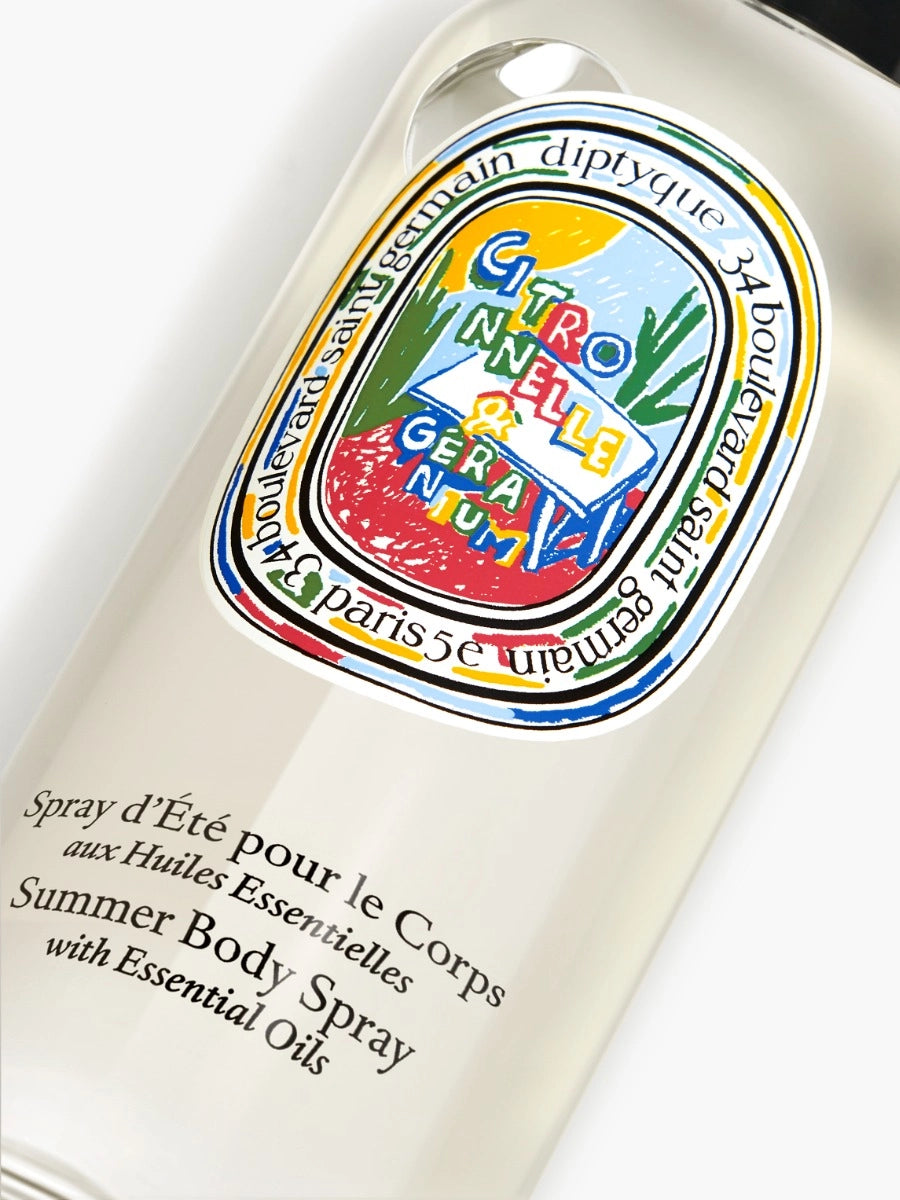 Citronella & Geranio - Spray corpo per l`estate con oli essenziali